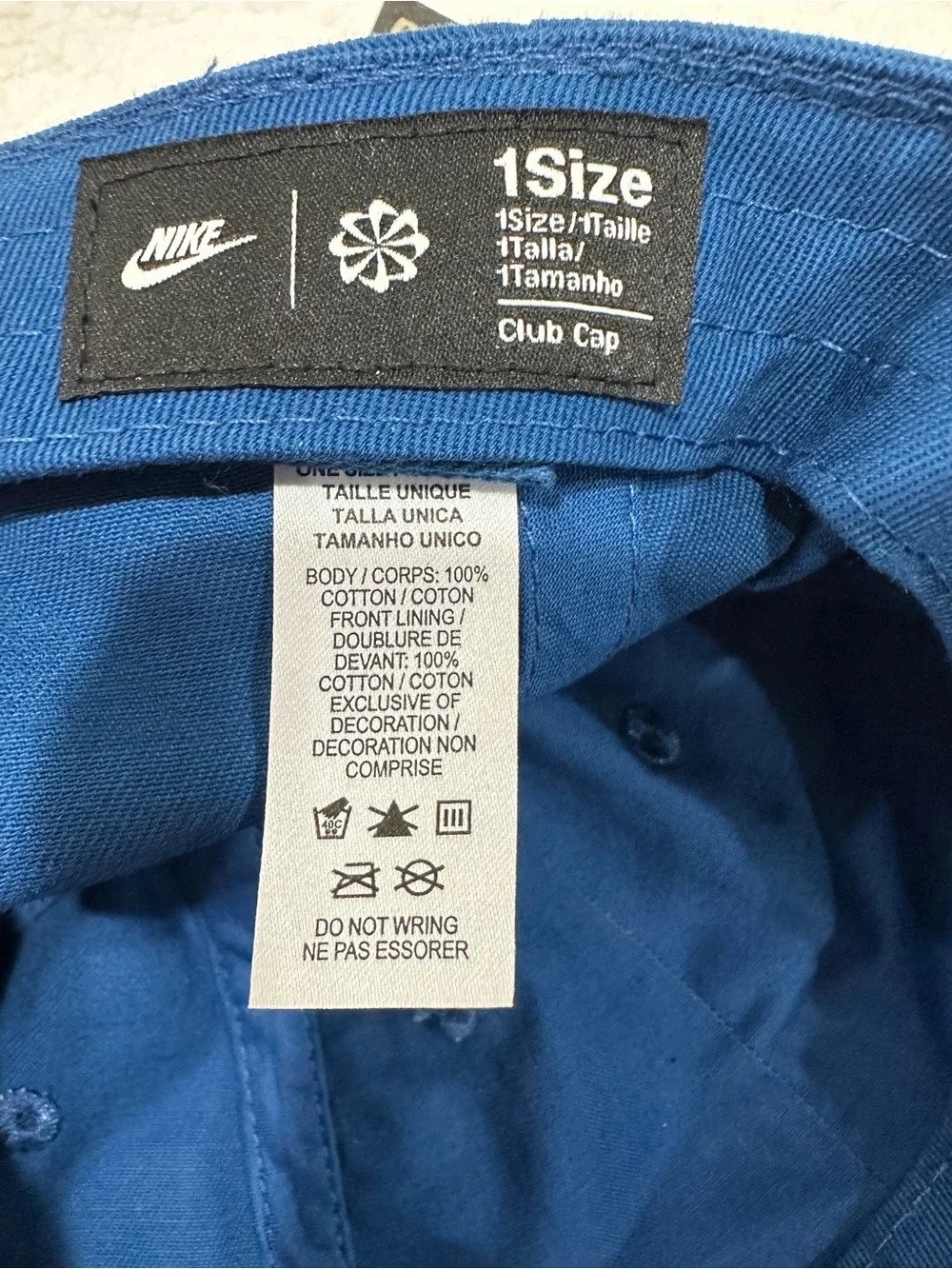 Kids Nike Blue Hat/Cap